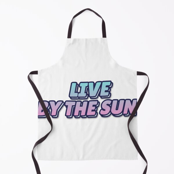 Item preview, "LIVE BY THE SUN" Retro Typography T-Shirt designed and sold by QuirkThreadsCo.
