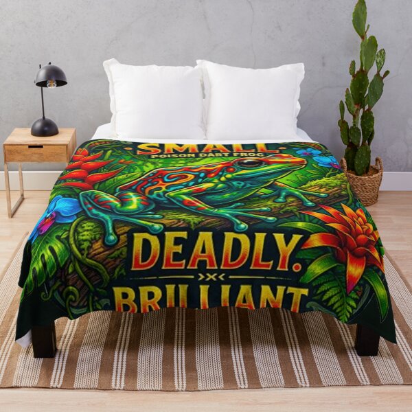 Item preview, Small Deadly Brilliant Poison Dart Frog Vintage Tropical Retro Badge designed and sold by MT-Hub | Cute Aesthetic Art, Stickers & Phone Cases.