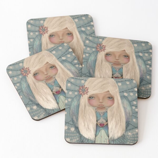Item preview, Whimsical Guardian Angel Pop Surrealism designed and sold by Karin Taylor.