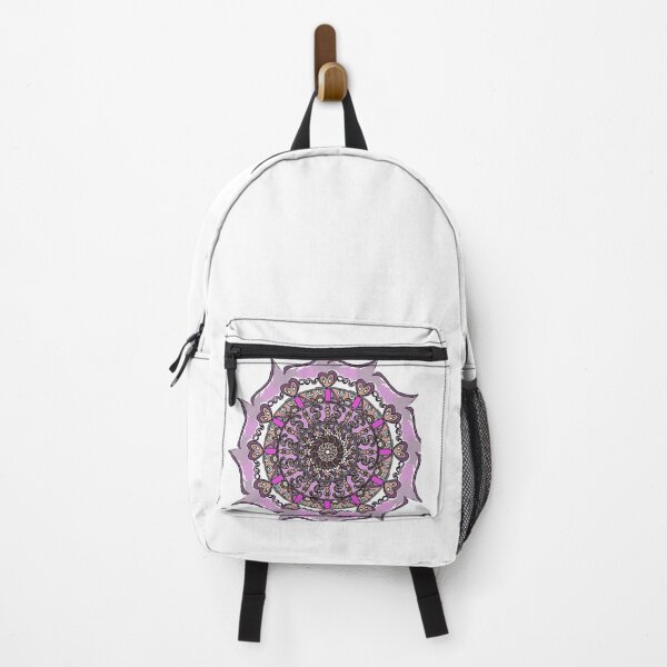 Item preview, Elegant Purple & Magenta Mandala Art - Sacred Geometry Design designed and sold by The Mandala Oasis.