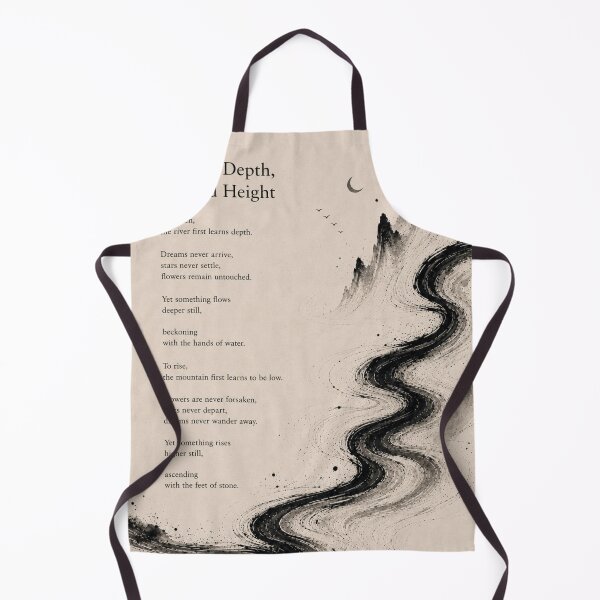 Item preview, Toward Depth Toward Height | Inspirational Poetry Art designed and sold by joycrysstudio.