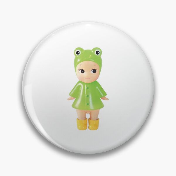 Item preview, Cute Frog Raincoat Character Sticker | Kawaii Frog Costume Art Toy designed and sold by TylerHartsLittleShop.