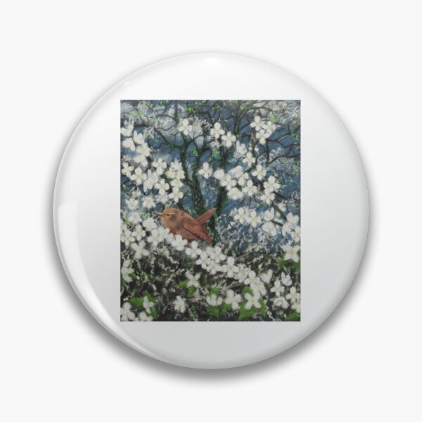 Item preview, Spring Blossom Wren designed and sold by darylaufder.