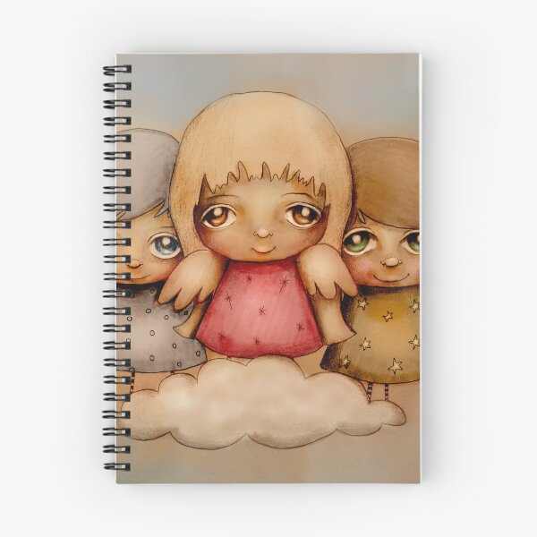 Item preview, Whimsical Angel Trio Cute Celestial Friends designed and sold by Karin Taylor.