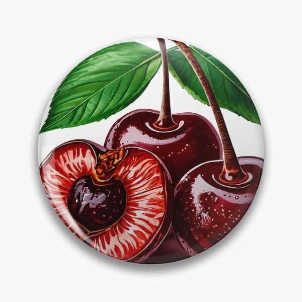 Item preview, Fresh Cherries - Local Hand Picked Plump and Juicy Fruit Art designed and sold by MAXIZPRINT.