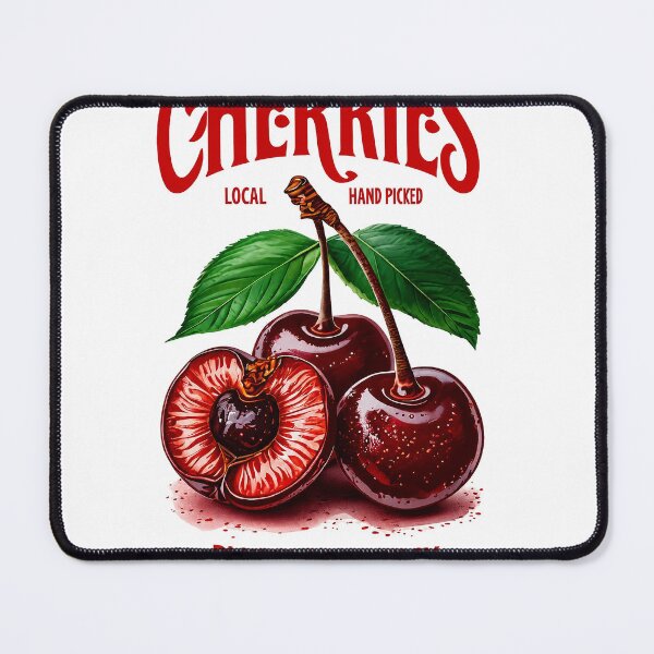 Item preview, Fresh Cherries - Local Hand Picked Plump and Juicy Fruit Art designed and sold by MAXIZPRINT.