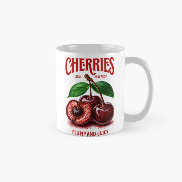 Aperçu de l'œuvre Cerises fraîches - Fruits locaux cueillis à la main, charnus et juteux créée et vendue par MAXIZPRINT.