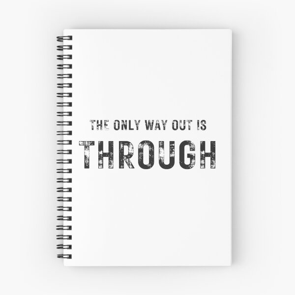 Item preview, The only way out is through designed and sold by LaughandLaugh.