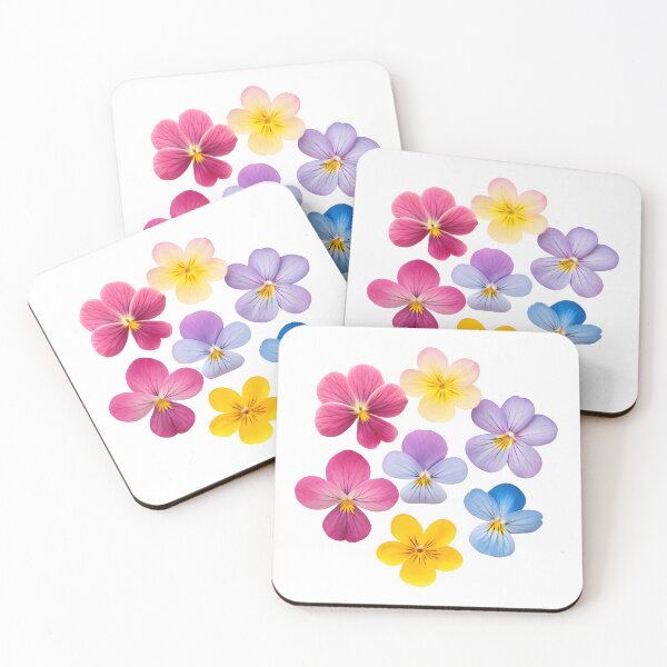 Item preview, Bright Pansy Blossoms designed and sold by trendspatterns.