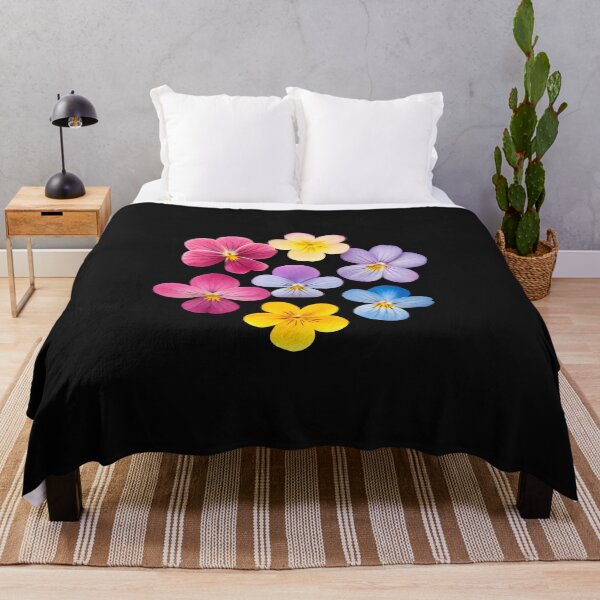 Item preview, Bright Pansy Blossoms designed and sold by trendspatterns.