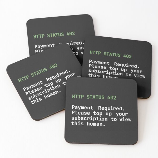 Item preview, HTTP Status 402 Payment Required Digital Human designed and sold by SplashTastic.