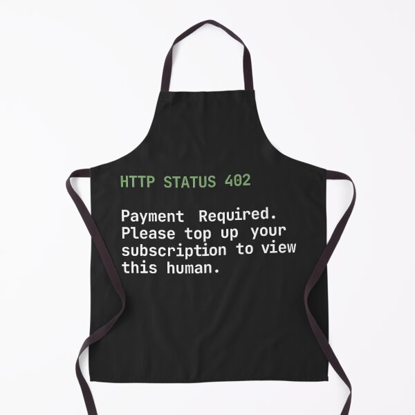 Item preview, HTTP Status 402 Payment Required Digital Human designed and sold by SplashTastic.