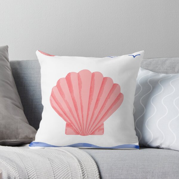 Item preview, Minimalist Seashell Print, Coastal Art, Beach Decor, Ocean Inspired Poster, Pastel Shell Illustration designed and sold by Studio pod Burom.