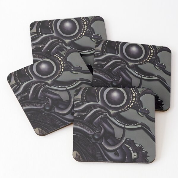 Item preview, Dark Mechanical Spider Ringed Eye Gear Claw Sage Yokai Art designed and sold by YugenWorkshop.