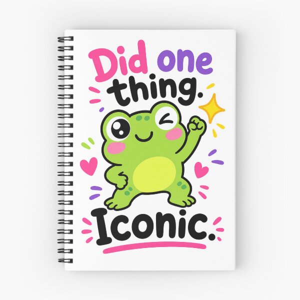 Item preview, Did One Thing Iconic Frog - Neurospicy ADHD & Introvert Humor Sticker designed and sold by VisualArtsOasis.