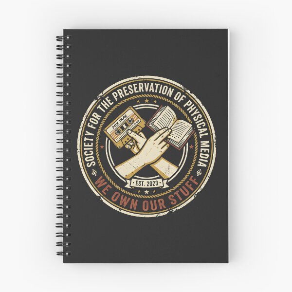 Item preview, Society for Preservation of Physical Media designed and sold by SplashTastic.