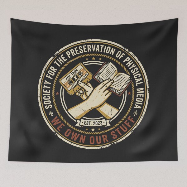 Item preview, Society for Preservation of Physical Media designed and sold by SplashTastic.