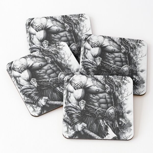 Item preview, Viking Warrior Ax Norse Mythology Tattoo Ink designed and sold by PowerArtUa.