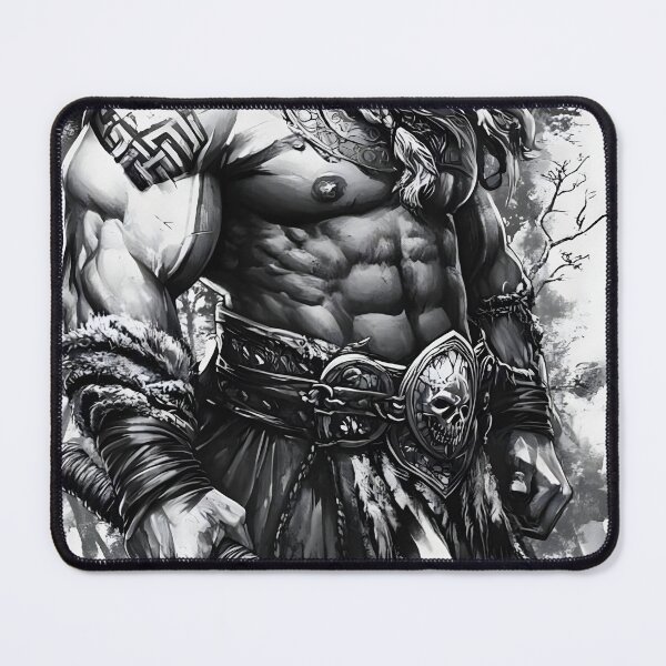 Item preview, Viking Warrior Ax Norse Mythology Tattoo Ink designed and sold by PowerArtUa.