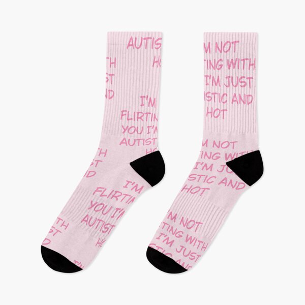 Item preview, I’m not flirting with you I’m just autistic and hot designed and sold by queerolive.