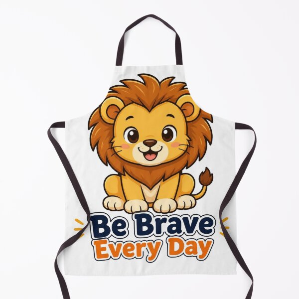 Item preview, Lion - Be Brave Every Day | Motivational Animal Design designed and sold by ColorJoyStudio.