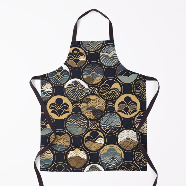 Item preview, Japanese Seigaiha Wave Pattern - Traditional Wagara Design designed and sold by KS-PopArtJapan.