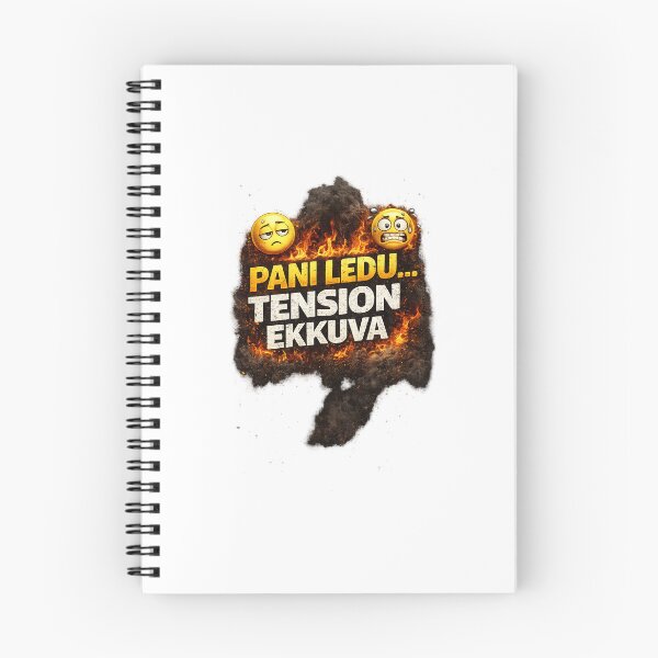 Item preview, Pani Ledu Tension Ekkuva Telugu Meme designed and sold by Mall5500.