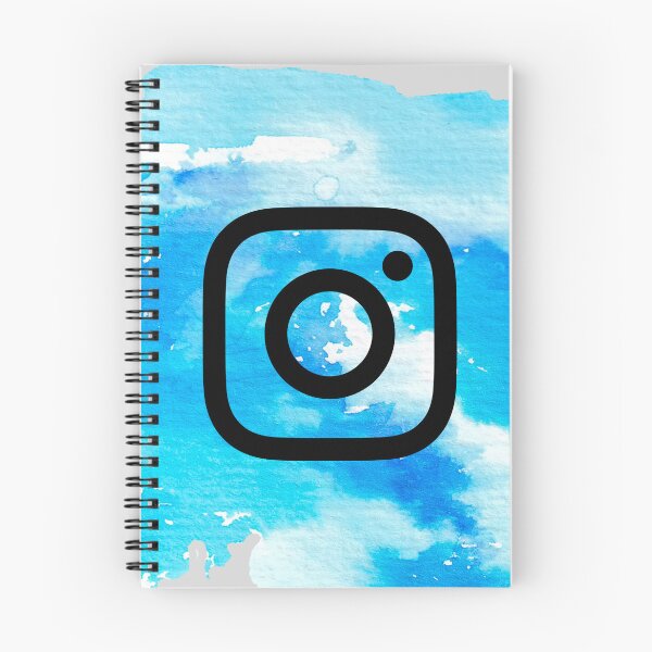 Item preview, Watercolor Blue Instagram Logo Art - Aesthetic Tech Icon designed and sold by ranivibes008.