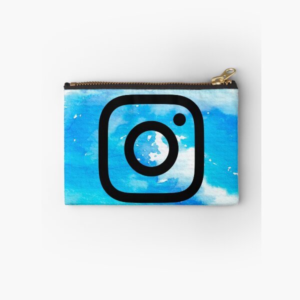 Item preview, Watercolor Blue Instagram Logo Art - Aesthetic Tech Icon designed and sold by ranivibes008.