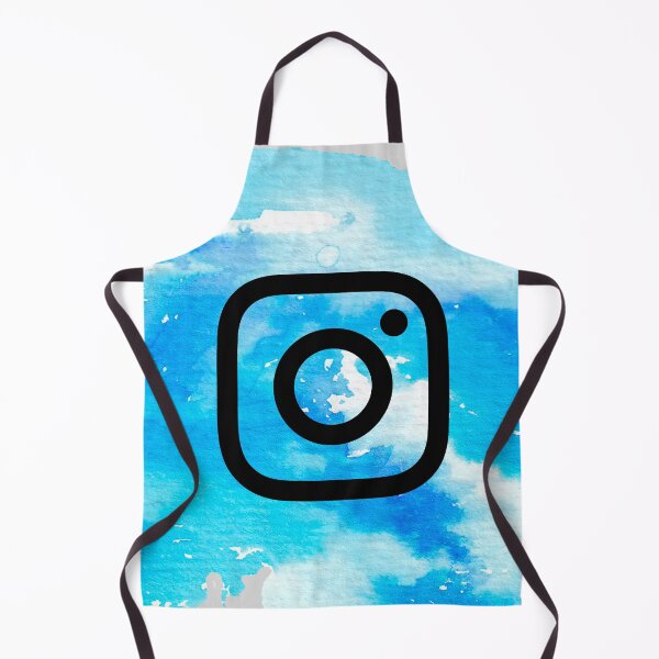 Artikelvorschau, Aquarellblaues Instagram-Logo – Ästhetisches Tech-Symbol entworfen und verkauft von ranivibes008.