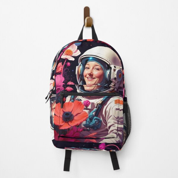 Item preview, Astronaut with anemone flowers — space and botanical art designed and sold by xaiartist.