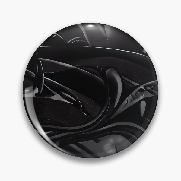 Item preview, Dark Obsidian Coil Flow Lacquer Surface Formless Yokai Art designed and sold by YugenWorkshop.