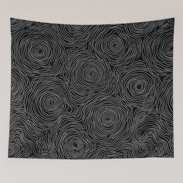 Item preview, Seamless Ring Topography Lines Contour Map designed and sold by SplashTastic.