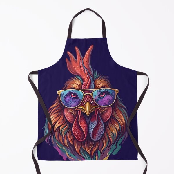 Item preview, Cool Rooster Portrait - Vibrant Artistic Pop Art Illustration designed and sold by artscripts.