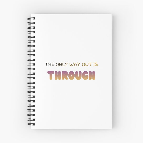 Item preview, The only way out is through designed and sold by LaughandLaugh.