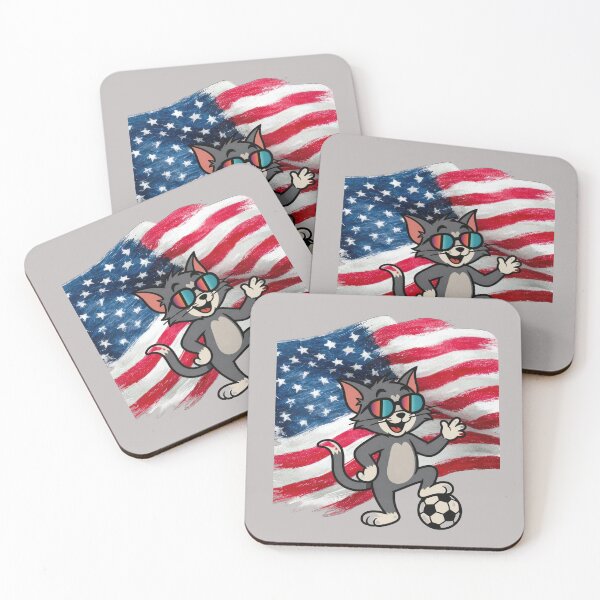Item preview, Cool American Soccer Cat | Funny USA Football Lover designed and sold by Right-UR.