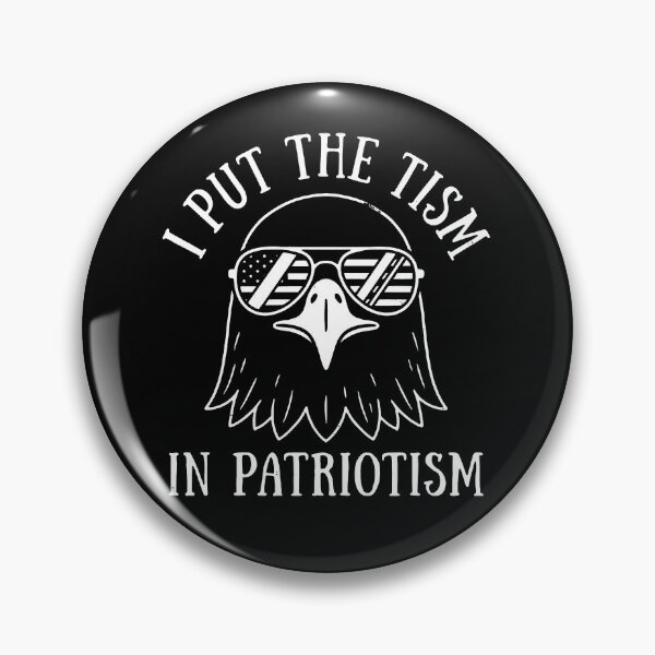 Item preview, I Put The Tism In Patriotism T-Shirt, American Eagle Flag designed and sold by VegaPPAr.