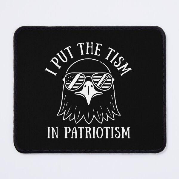Item preview, I Put The Tism In Patriotism T-Shirt, American Eagle Flag designed and sold by VegaPPAr.