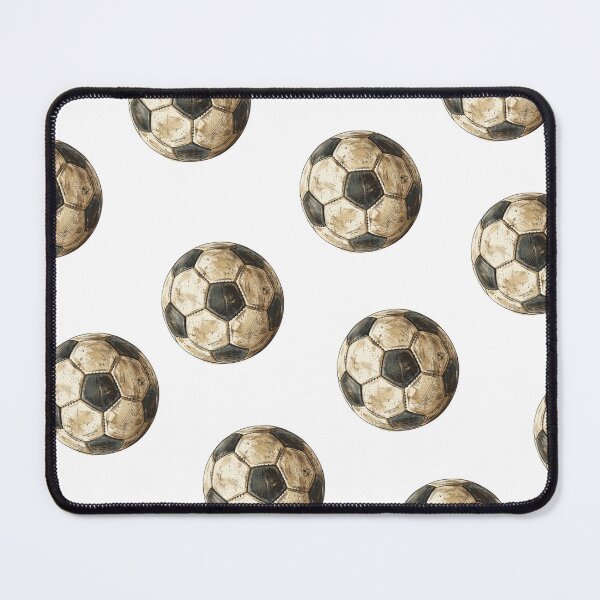 Item preview, Retro Distressed Soccer Balls Seamless Pattern designed and sold by CatandTea.