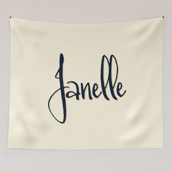 Item preview, JANELLE personalized type design designed and sold by CharlottePlaceArt.