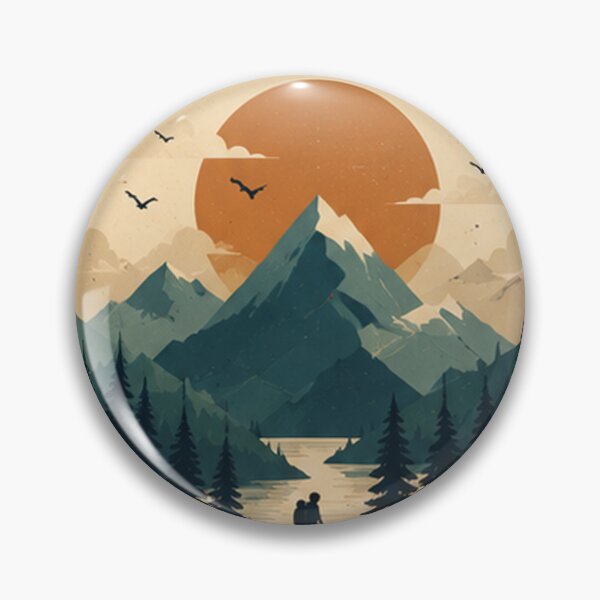Item preview, sunset mountain designed and sold by valeniezrubey.