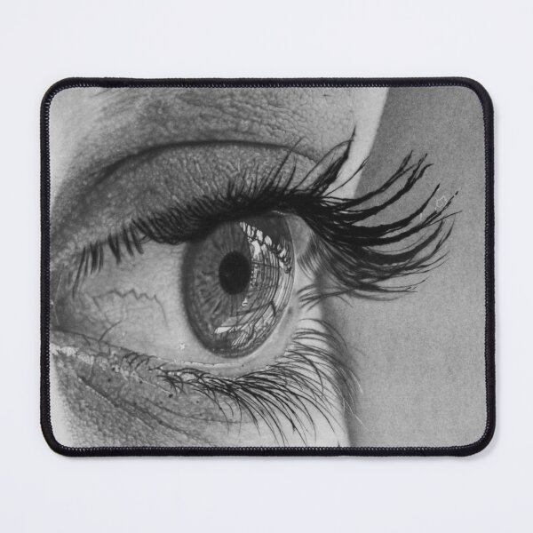 Item preview, Reflejos Hyperrealistic Eye — Macro Graphite Detailed Eyelashes designed and sold by David Mateo ArtWorks.