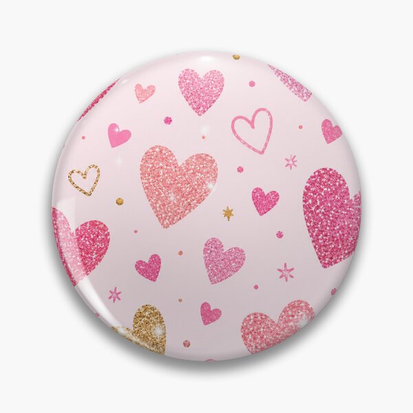 Item preview, Pink Glitter Hearts designed and sold by EsenciaZen.