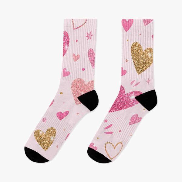 Item preview, Pink Glitter Hearts designed and sold by EsenciaZen.