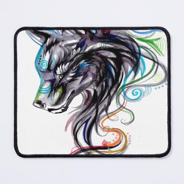 Item preview, Alpha Wolf Among Us – Intricate Swirling Tribal Wolf Abstract Art designed and sold by RaresS.