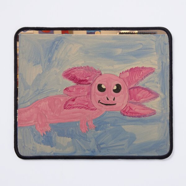 Item preview, Pink Axolotl designed and sold by OddCanvasArt.