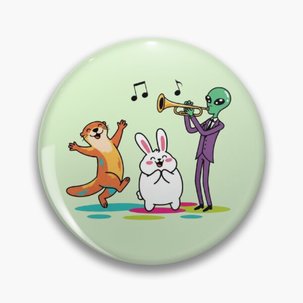 Item preview, Dance of Worlds – Otter, Rabbit & Alien Band designed and sold by Dogandesighn.