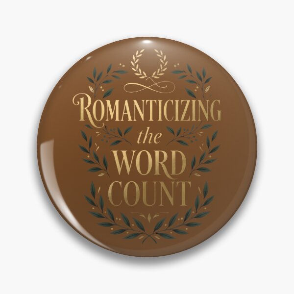 Item preview, Vintage Gold Laurel Word Count Writer designed and sold by SplashTastic.
