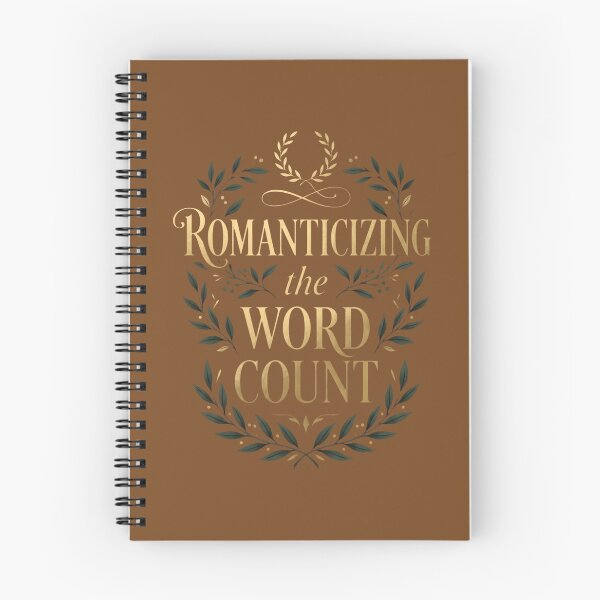 Item preview, Vintage Gold Laurel Word Count Writer designed and sold by SplashTastic.
