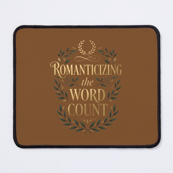 Item preview, Vintage Gold Laurel Word Count Writer designed and sold by SplashTastic.